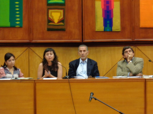 De izquierda a derecha: Mónica Mancero, Cristina Burneo, Juan Cuvi y Manuel Martínez.